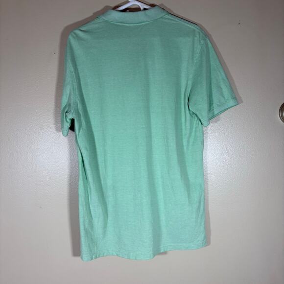 IZOD Short Sleeve Casual Pullover Polo Shirt Adult Mens Size M Mint Green - Picture 2 of 4